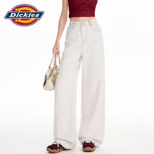 Dickies帝酷适休闲直筒牛仔裤女Y