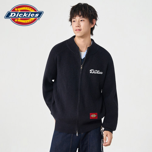 Dickies男士立领拉链加厚毛衣