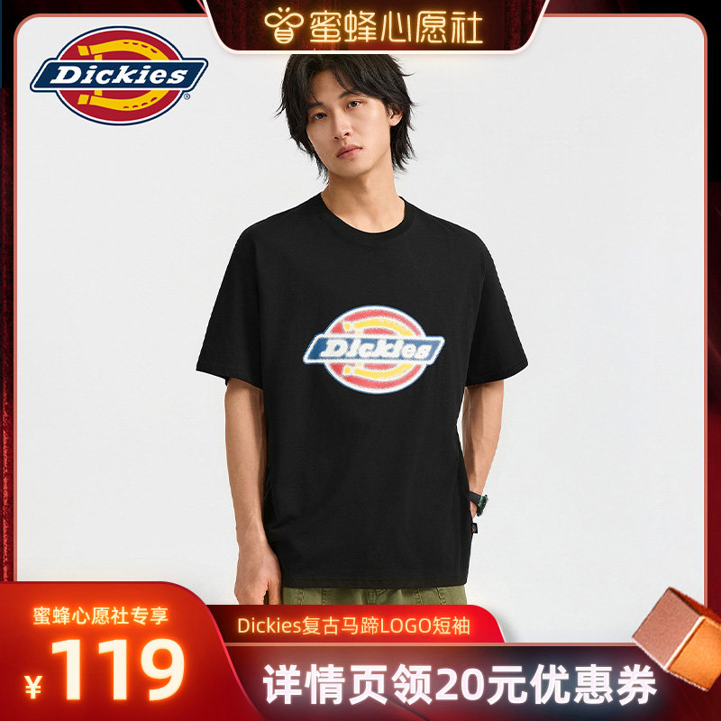 Dickies复古马蹄LOGO短T