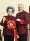 Осенняя праздничнная куртка, для среднего возраста, 60-70-80 лет