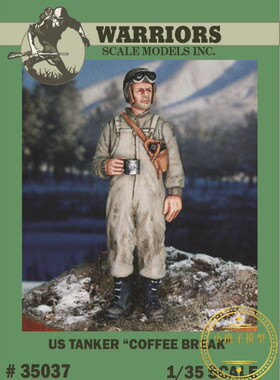 WARRIORS  #35037 1/35 美国坦克兵树脂兵人咖啡早餐