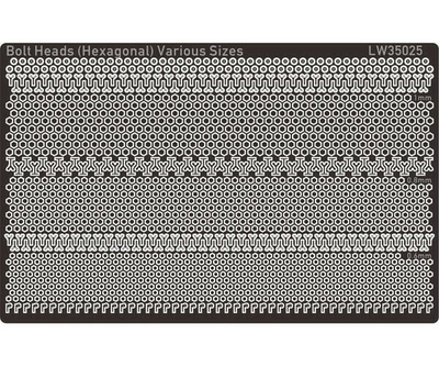 LW35025    1/35 各型号六角螺栓