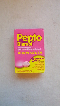 正品现货Pepto Bismol Chewables缓解胃肠不适消化咀嚼片