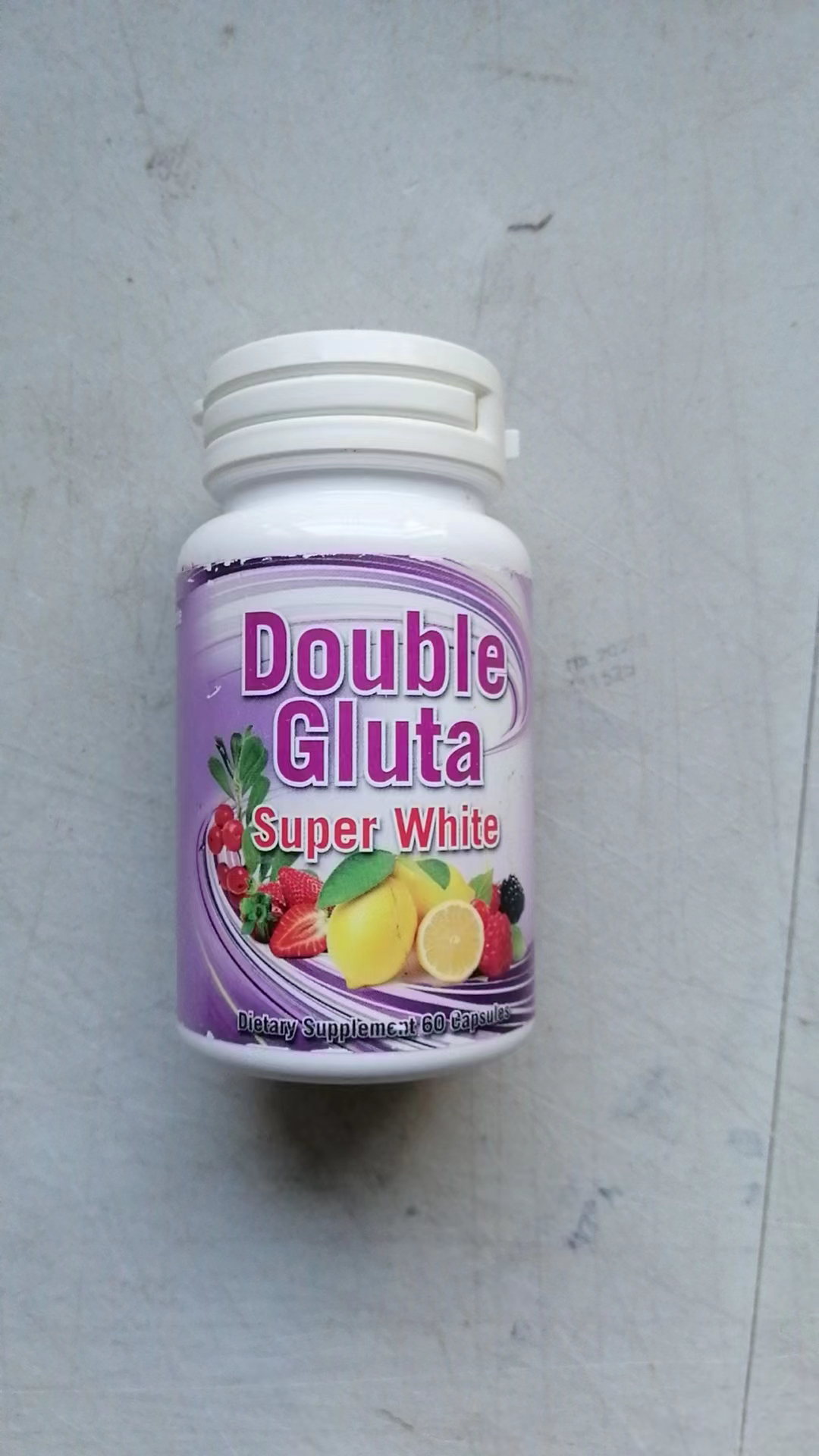 现货double gluta super white dietary supplement 60颗