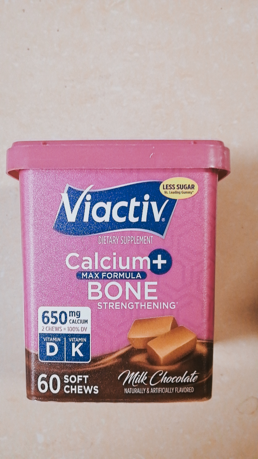 Viactiv Calcium +Vitamin D3 Supplement Milk Chocolate 现货发