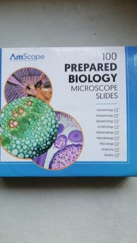 AmScope PS100E Basic Biology Prepared Slide Set 现货