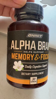 现货ONNIT Alpha Brain Premium Nootropic Brain Supplement