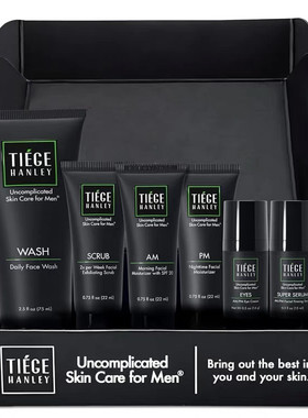 Tiege Hanley Mens Skin Care Set, Anti-Aging Skin Care Routin