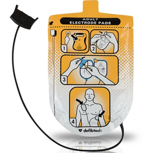 Adult 100 CPR Pads Lifeline现货秒发 Defibtech Compatible DDP