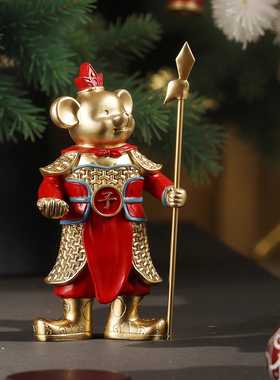 十二生肖老鼠摆件属相吉祥物