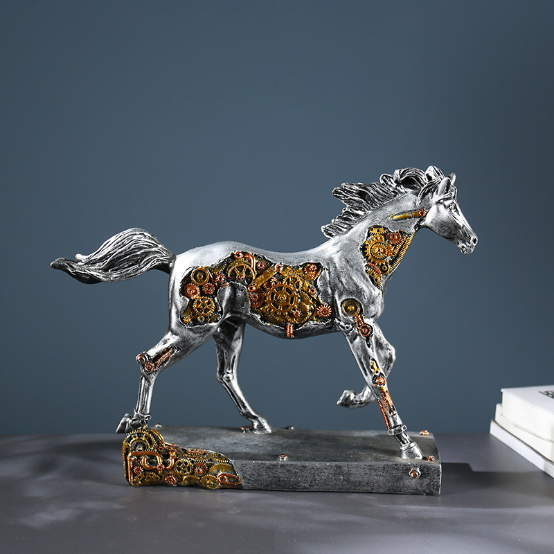 행운을 빌어요 성공적인 거실 늑대 개업 장식품 창의적이고 가벼운 고급 사무실 가구 집들이 선물