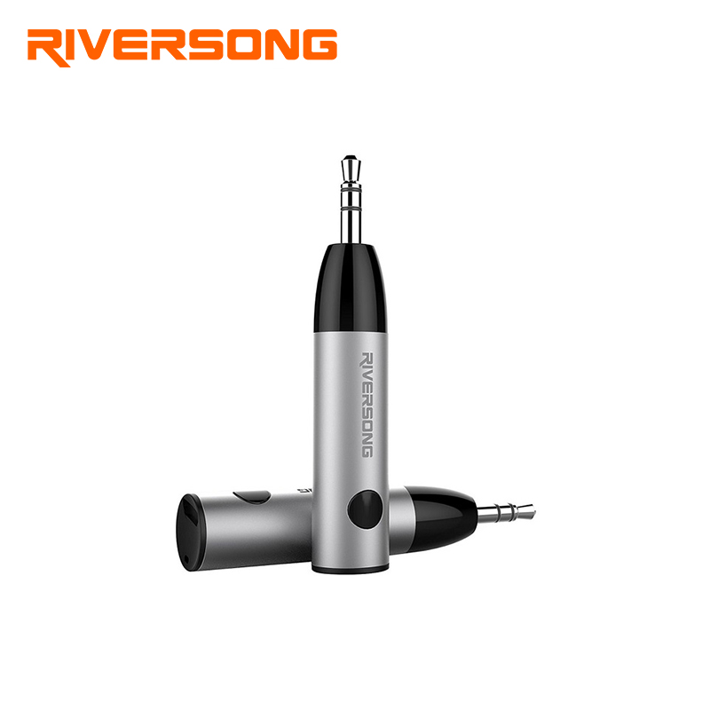 Riversong河歌车载蓝牙接收器音频适配AUX转音响箱无线4.1蓝牙棒