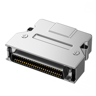 浮太SCSI连接器HPCN14P/20P/26P/36P/50P/68P铁壳scsi母头焊线款