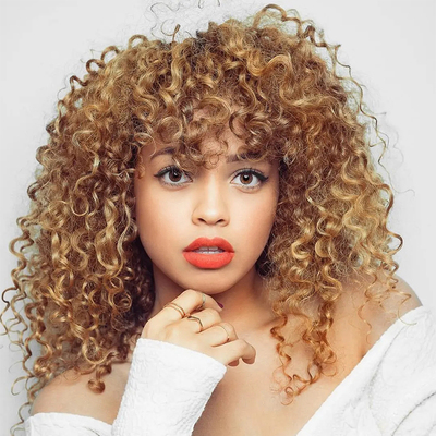 化纤高温丝非洲外贸短款蓬松假发