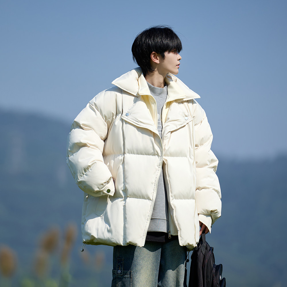 相机少年感棉服假两件外套大码棉袄男装加厚棉衣6658P120控178,男装棉衣,电商A034