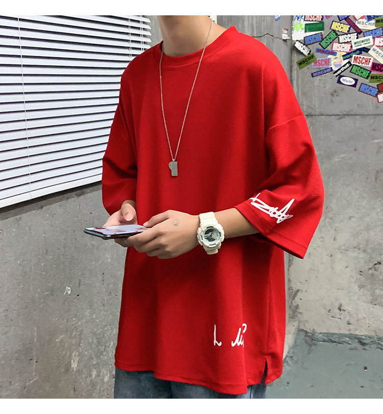 港风男1夏装休闲T恤上衣短袖T半袖潮牌日系体恤A0348821P30,男装T恤,电商A034