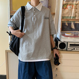 潮时尚短袖polo衫宽松休闲上衣青年男装大码T恤A0342205P30，男装Polo衫，电商A034