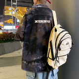 渐变扎染垂感休闲半袖衬衣大码港风外景男短袖衬衫2828P45控58，男装衬衫，电商A034