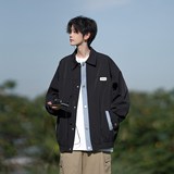 相机日系港风潮牌外套宽松秋装青年男款少年感夹克2880P75控98，男装夹克，电商A034