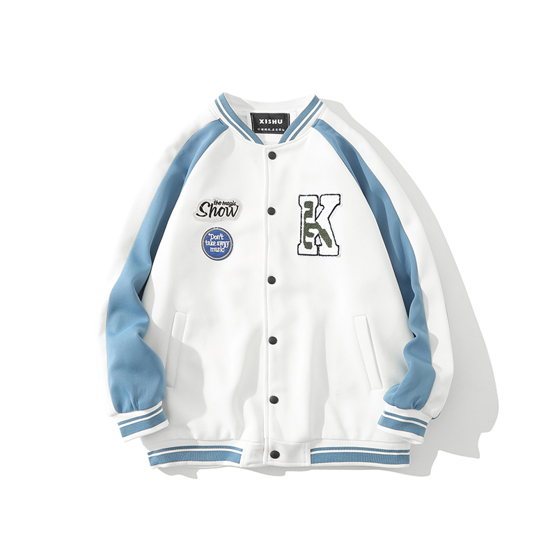 春秋款日系纯色流行棒球服男休闲夹克外套A0342259P70控88，男装夹克，电商A034