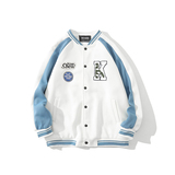 春秋日系大码棒球服潮男休闲夹克外套A0342259P70控88，男装夹克，电商A034