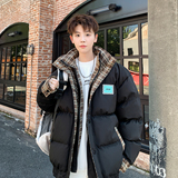 外景日系大码格子棉服双领外套棉袄男帅气棉衣6668P120控178，男装棉衣，电商A034