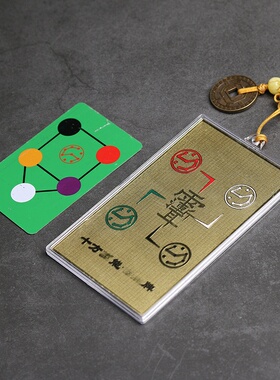 铜十方牌挂件缺角补位门对门令牌