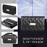 2830 * 2019 mới nhỏ nước hoa túi hình thoi hướng dẫn mua sắm túi trang sức nhân viên cửa hàng túi bán gói chữ - Túi 	túi đeo hông mlb