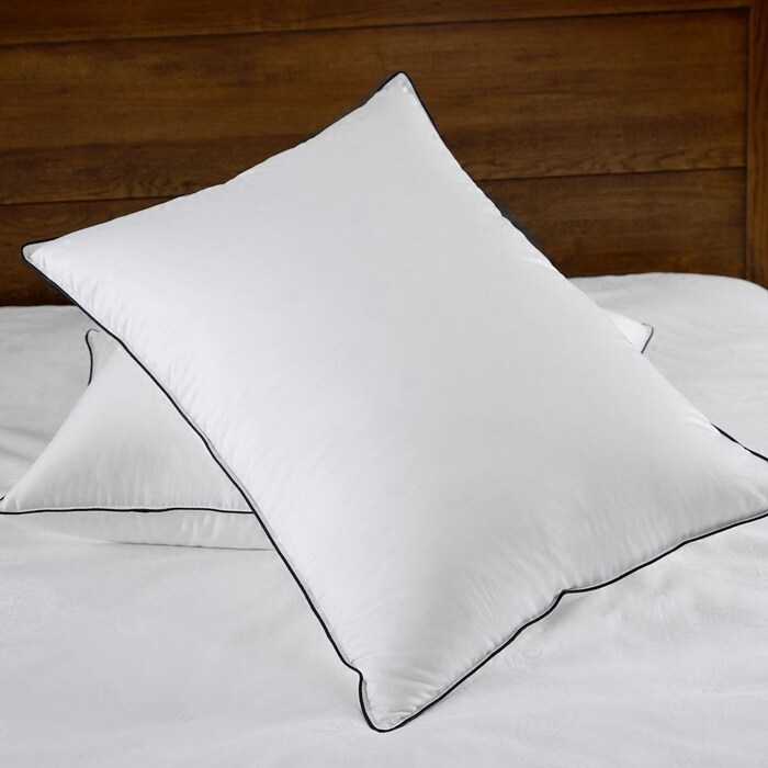Austin Horn助眠仿真丝填充蓬松枕芯枕头单人双人内胆51X66cm一对