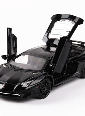 -（盒装） 合金车模型儿童玩具汽车仿真模型车模跑车LP740 3开门