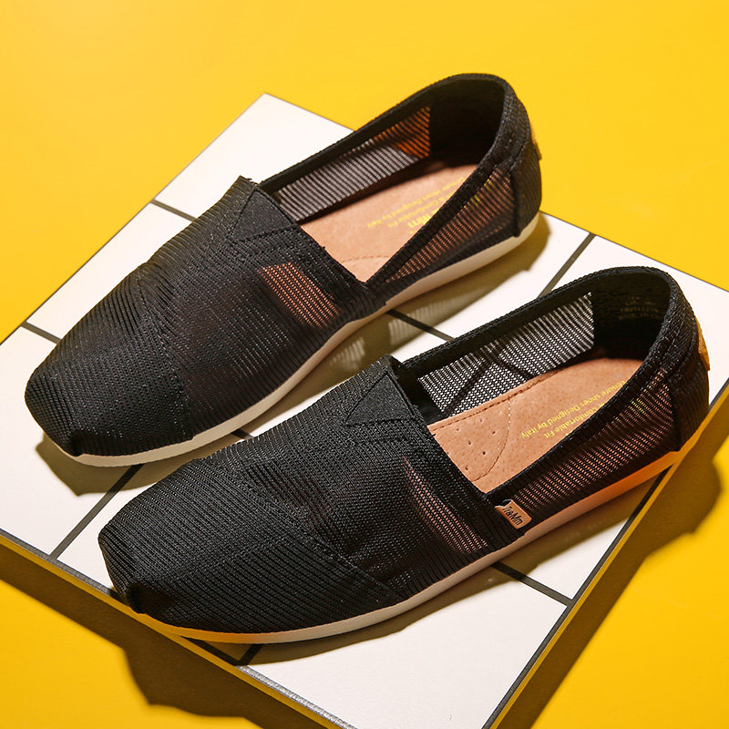 Tt&Mm/汤姆斯休闲透气鞋男2019夏季新款网面镂空一脚蹬防臭帆布鞋在类目 流行男鞋, 帆布鞋中 - 来自Buy2taobao.com提供专业的淘宝代购服务