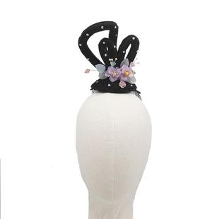 古装成人儿童古典舞民族舞汉服头饰假发髻艺考生丽人行发饰飞天