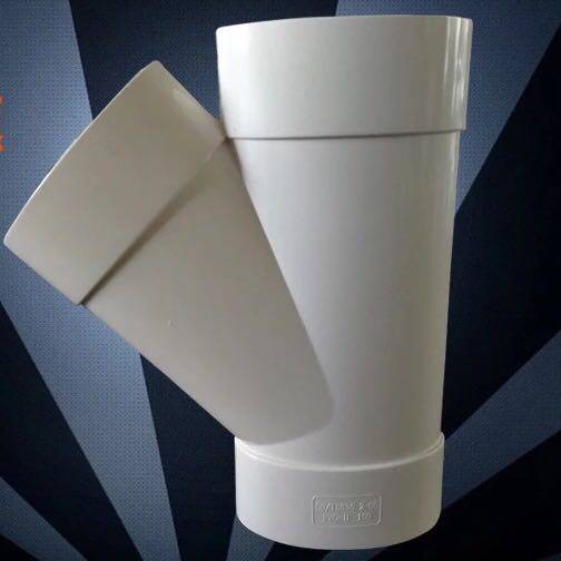 移位器扁斜三通pvc110椭圆管三通 100扁管配件 125坐便器扁三通