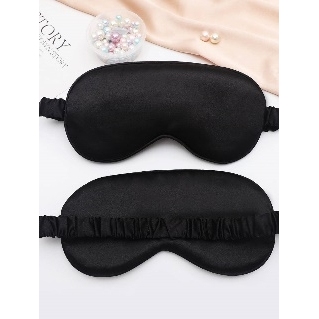 双面遮光眼罩睡眠睡觉眼罩夏天全遮光薄款头戴式蕾丝午睡眼罩