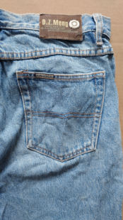 东直门牛仔裤男款牛仔直筒裤中古着vintage牛仔90s年代孤品复古