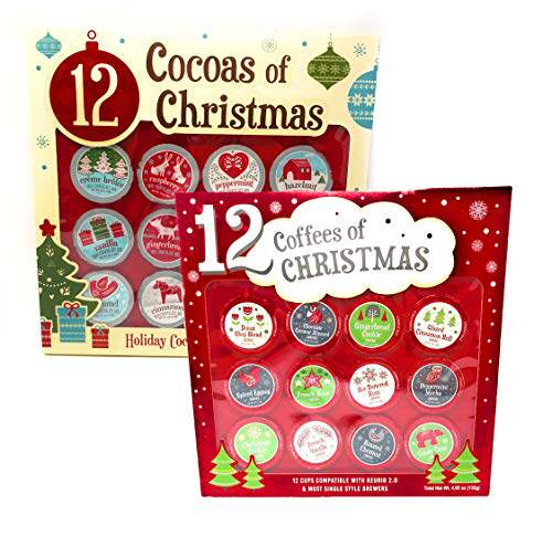 12 coffees of christmas 12 cocoas of christmas gift