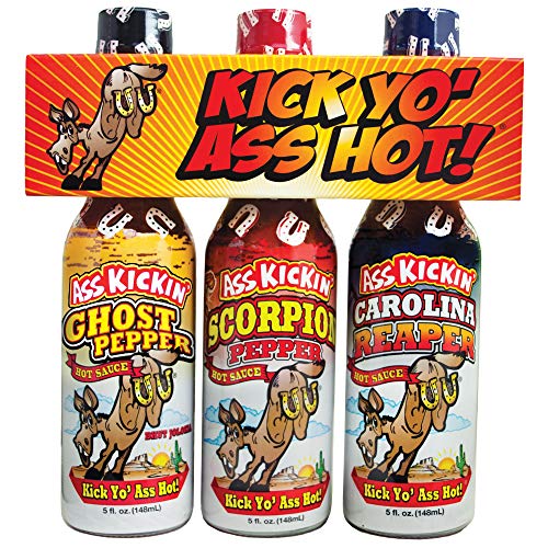 ass kickin kick yo ass hot gift set - ghost peppe