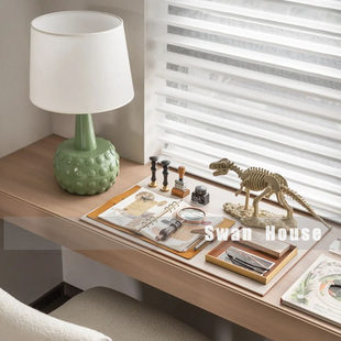 YOUPIN样板间儿童房恐龙主题木质几何摆件男孩书房桌面组合装饰品