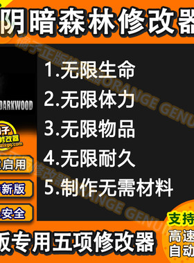 Darkwood 阴暗森林修改器 Steam EPIC正版Win电脑辅助科技