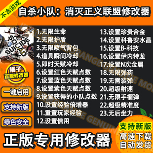 自杀小队：消灭正义联盟 修改器 steam平台辅助联机工具不含游戏