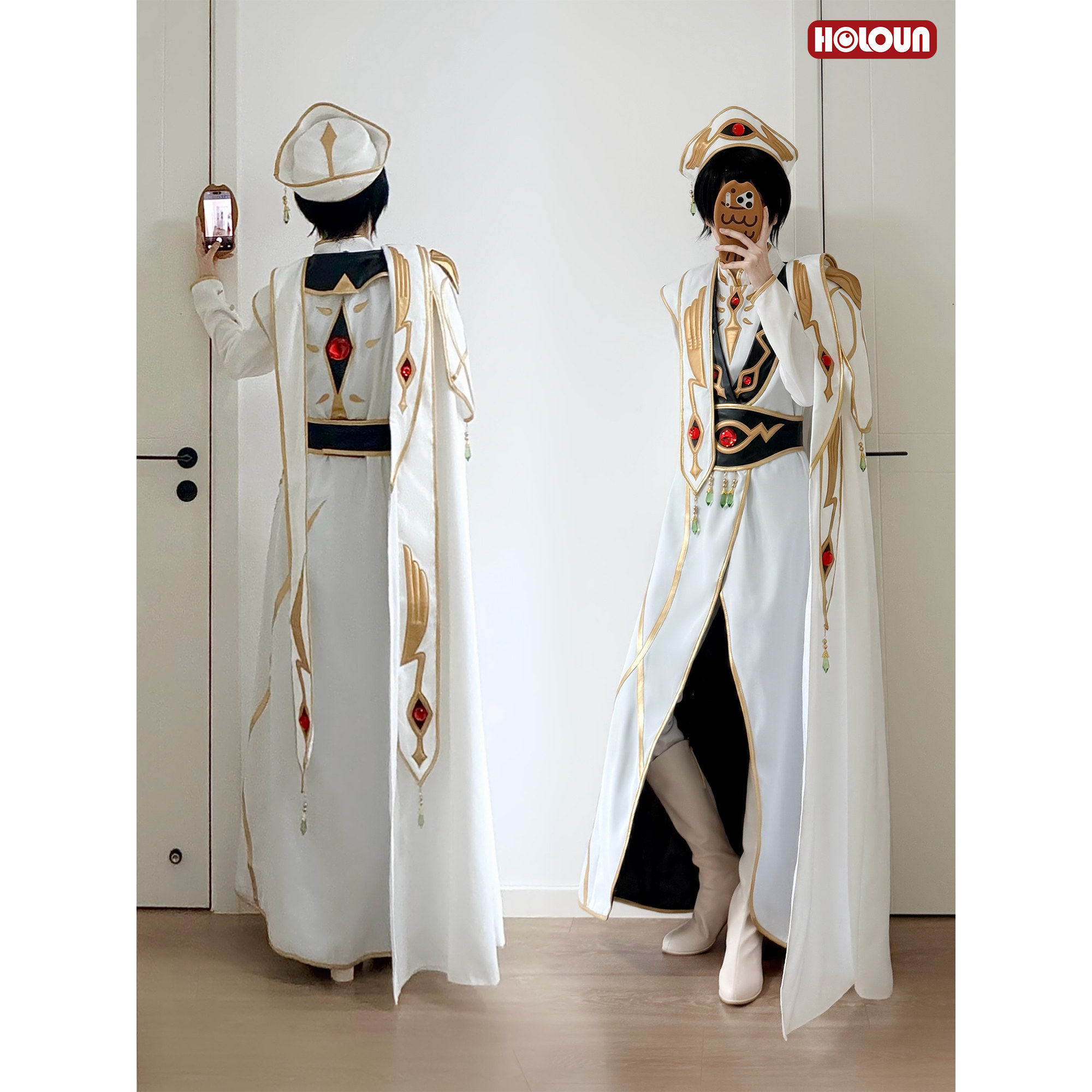 HOLOUNCOSER小欧家鲁路修白皇鲁路修皇帝装COS服