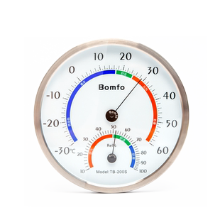 工厂大号机械式温度计家用湿度计 室内大屏幕高精准度温湿度计