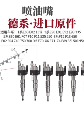 适用宝马劳斯莱斯库里南X5X6 740 745 750 760N54N63N74喷油嘴