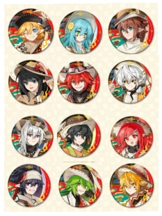 凹凸世界新款2026马年等比雷师安迷修赞德嘉德罗斯凯莉_自制吧唧