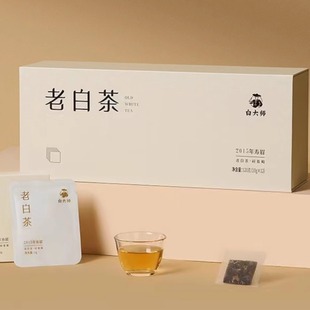 福鼎白茶2015年一级寿眉袋泡茶闷泡茶杯茶礼盒枣香 白大师高山春季