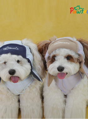 Pawfect Co 完美爪爪冬季安哥拉毛拼接棉服帽子摇粒绒防雨防风