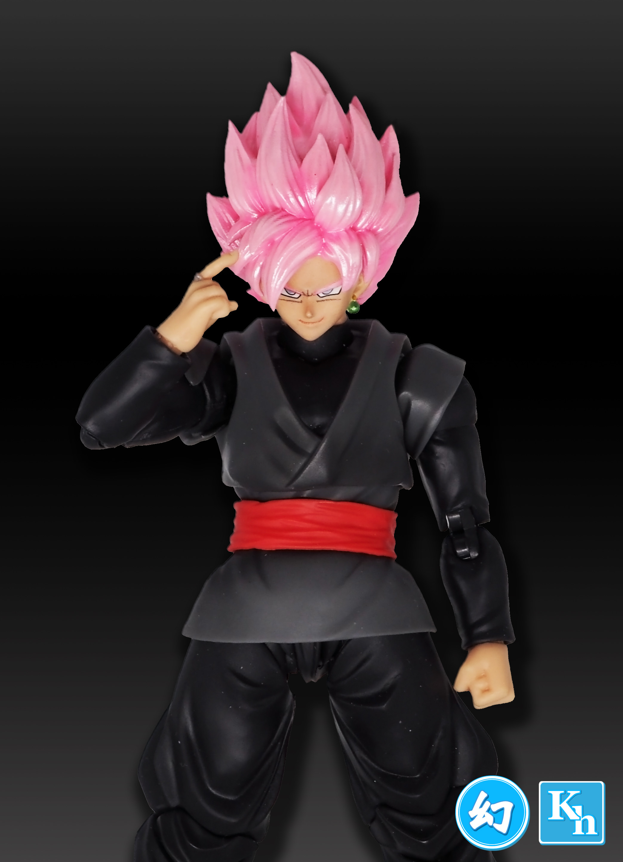 幻模 shf 龙珠悟空 桃红色 配件  头发 配件包 头雕 扎马斯 现货