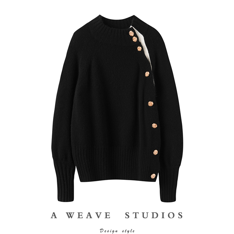 金贝绒高端100%纯山羊绒衫