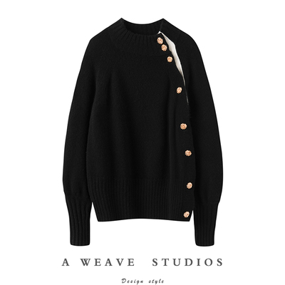 金贝绒高端100%纯山羊绒衫