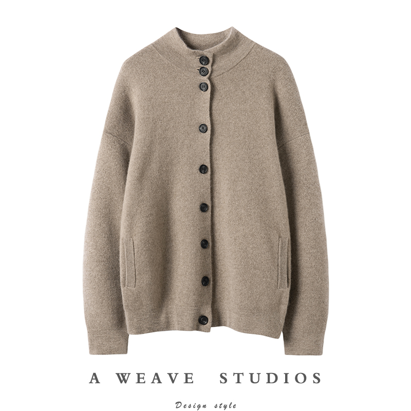 金贝绒高端100%纯山羊绒衫